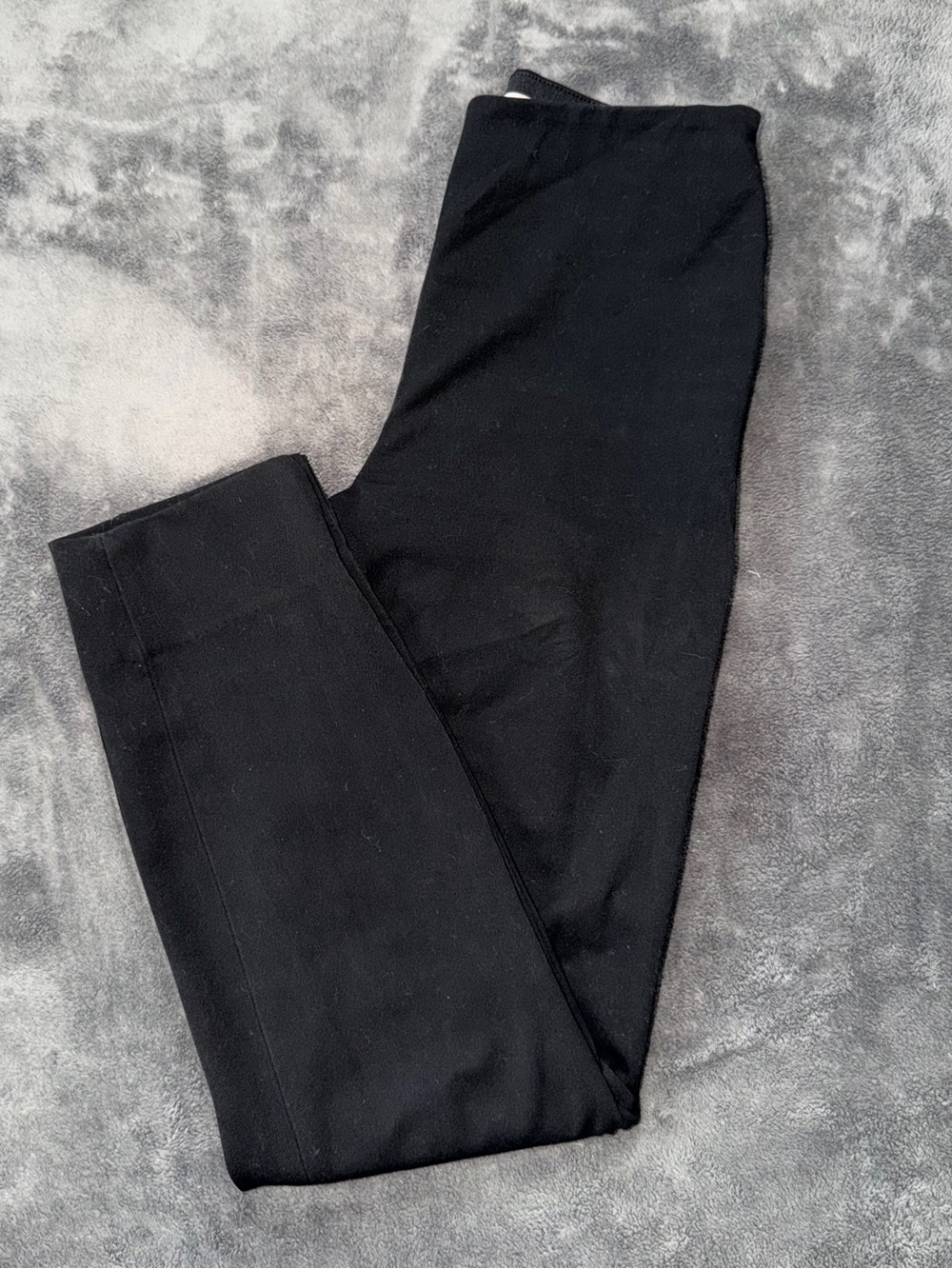 Sleek Black Ponte Leggings - Picture 1 of 2